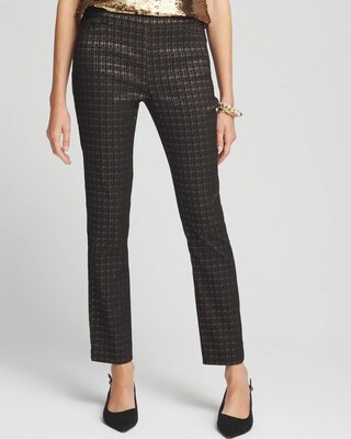 Brigitte Metallic Tiles Ankle Pants | Chico's Brigitte Metallic Tiles Ankle Pants | Chico's